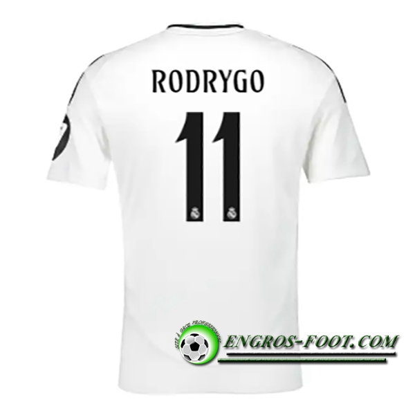 Maglie Calcio Real Madrid (RODRYGO #11) 2024/2025 Prima