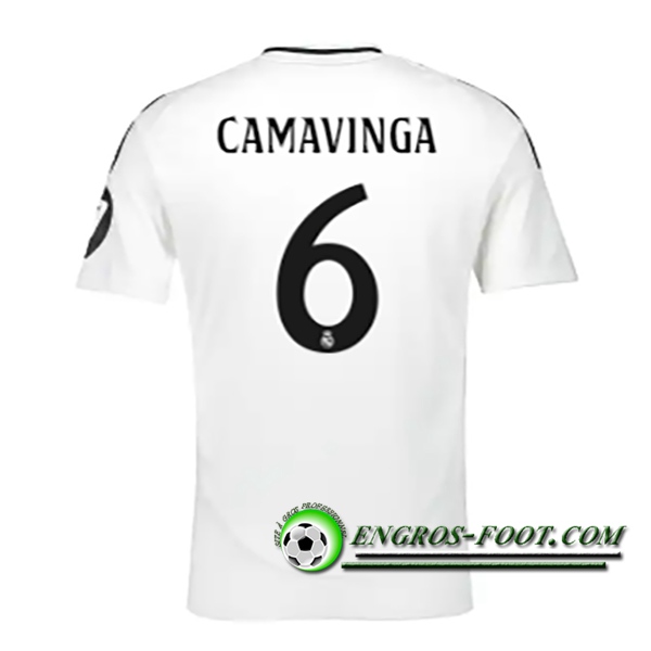 Maglie Calcio Real Madrid (CAMAVINGA #6) 2024/2025 Prima