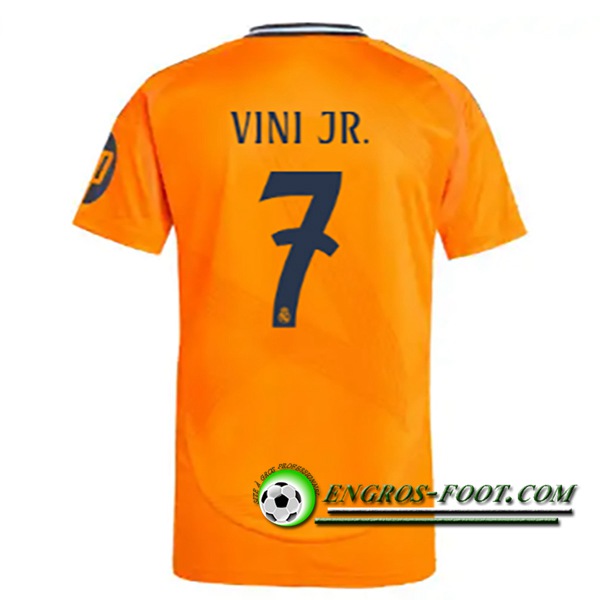 Maglie Calcio Real Madrid (VINI JR. #7) 2024/2025 Seconda