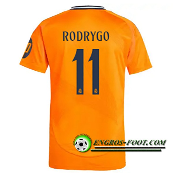 Maglie Calcio Real Madrid (RODRYGO #11) 2024/2025 Seconda