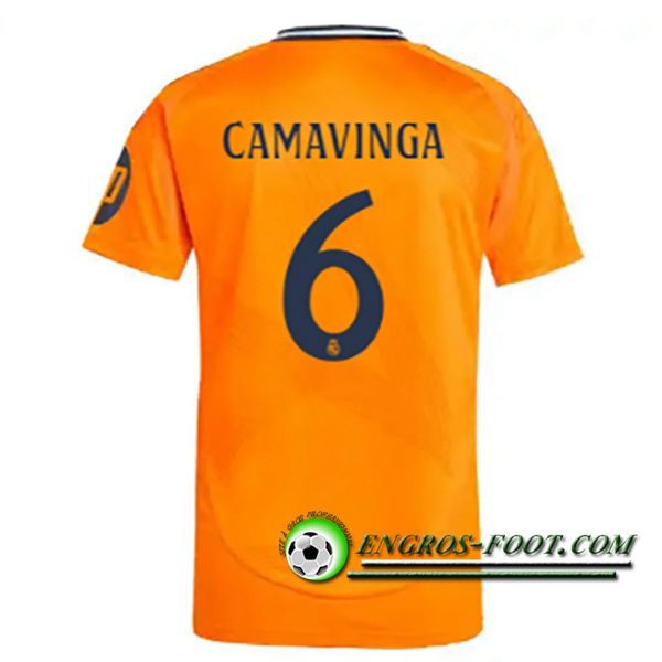 Maglie Calcio Real Madrid (CAMAVINGA #6) 2024/2025 Seconda