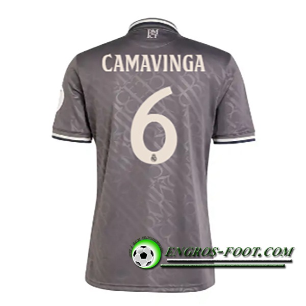 Maglie Calcio Real Madrid (CAMAVINGA #6) 2024/2025 Terza