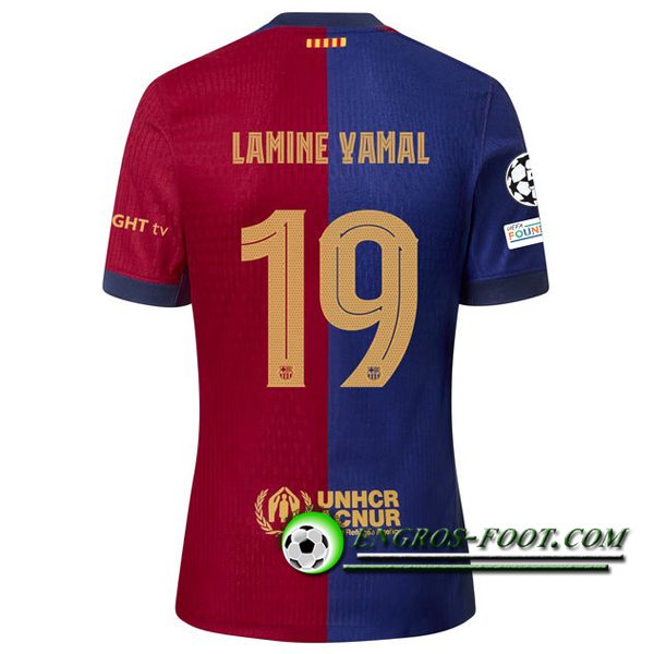 Maglie Calcio Barcelona (LAMINE YAMAL #19) 2024/2025 Prima