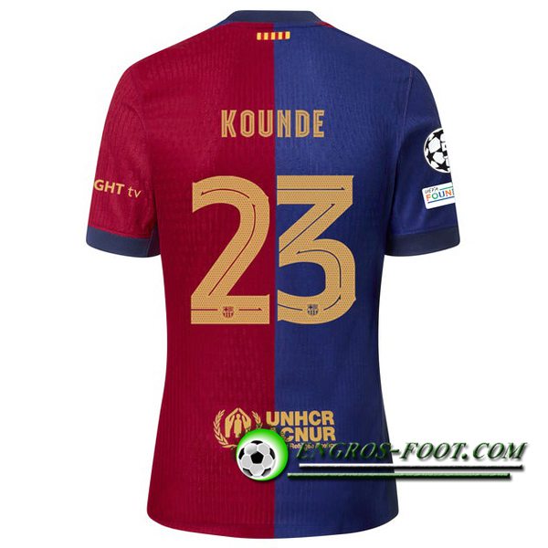 Maglie Calcio Barcelona (KOUNDE #23) 2024/2025 Prima