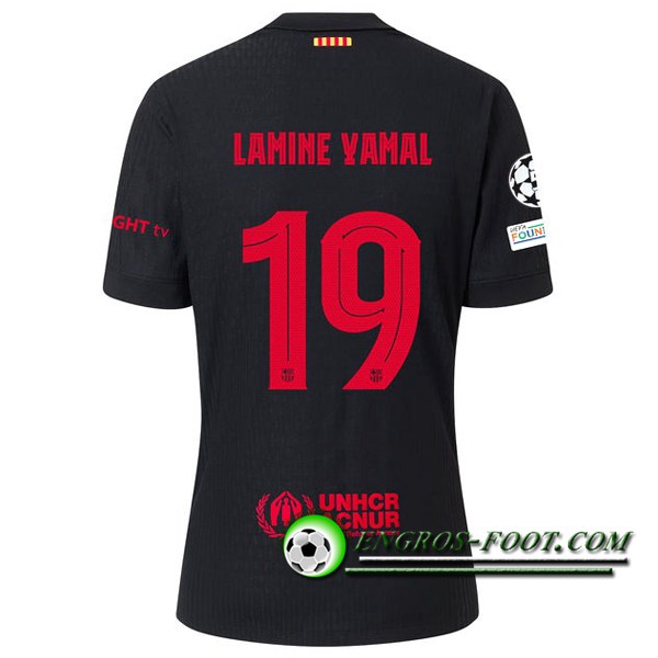 Maglie Calcio Barcelona (LAMINE YAMAL #19) 2024/2025 Seconda