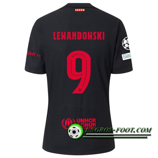 Maglie Calcio Barcelona (LEWANDOWSKI #9) 2024/2025 Seconda