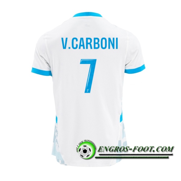 Maglie Calcio Marsiglia (V.CARBONI #7) 2024/2025 Prima