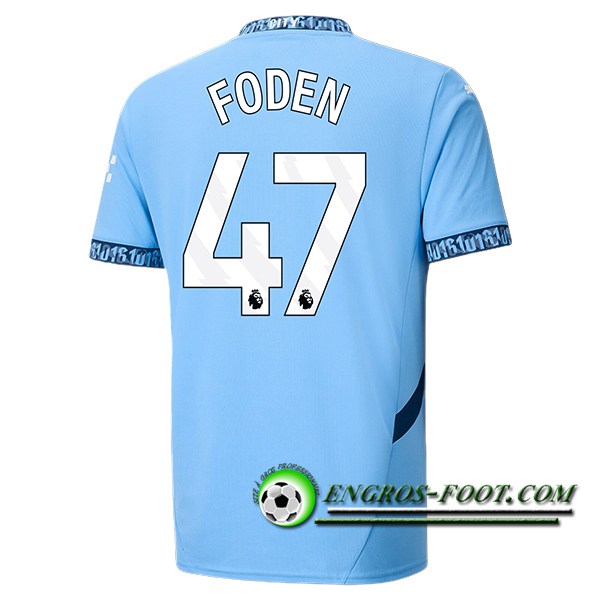 Maglie Calcio Manchester City (FODEN #47) 2024/2025 Prima