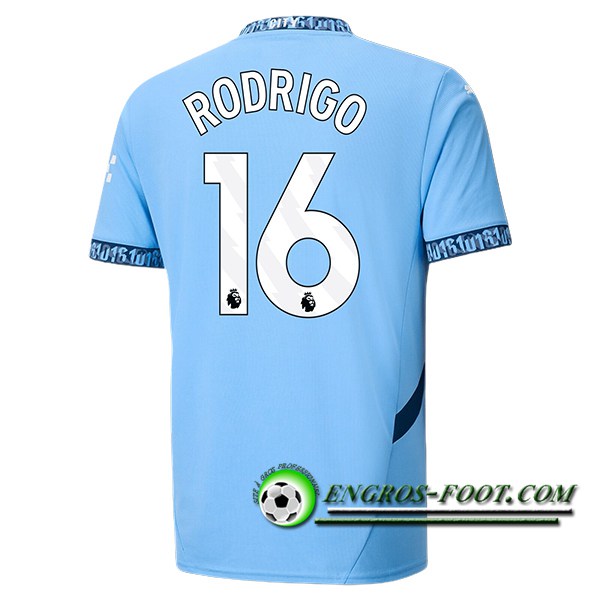 Maglie Calcio Manchester City (RODRIGO #16) 2024/2025 Prima