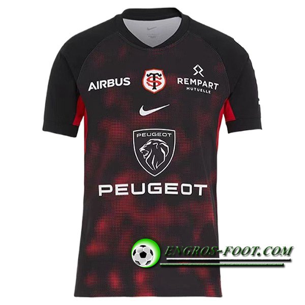 Maglietta F1 Stade Toulousain Team Nero/Rosso 2024