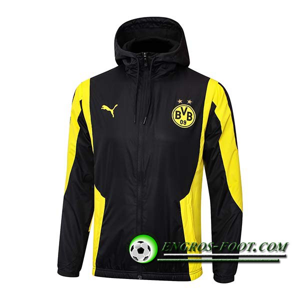 Giacca A Vento Dortmund Nero/Giallo 2024/2025 -03