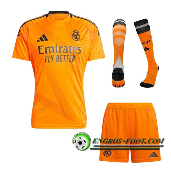 Ensemble Maillot Real Madrid Exterieur (Short + Chaussettes) 2024/2025