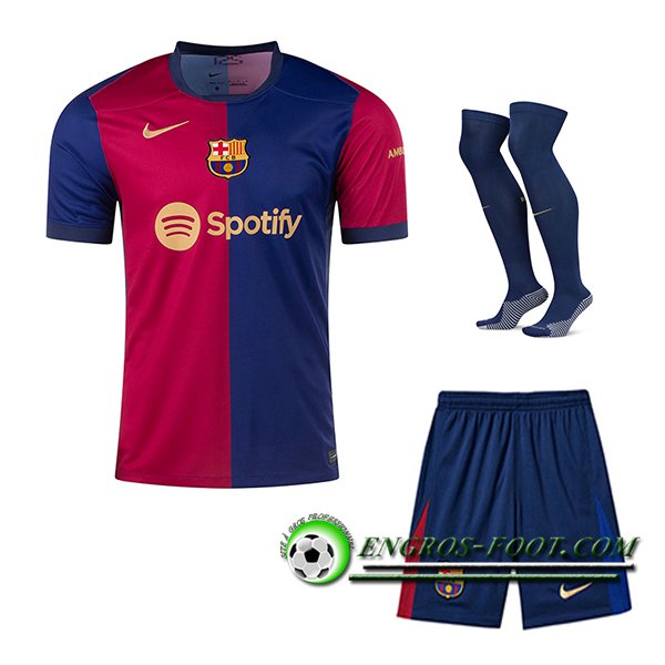 Ensemble Maillot FC Barcelone Domicile (Short + Chaussettes) 2024/2025