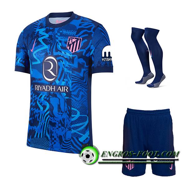 Ensemble Maillot Atletico Madrid Third (Short + Chaussettes) 2024/2025