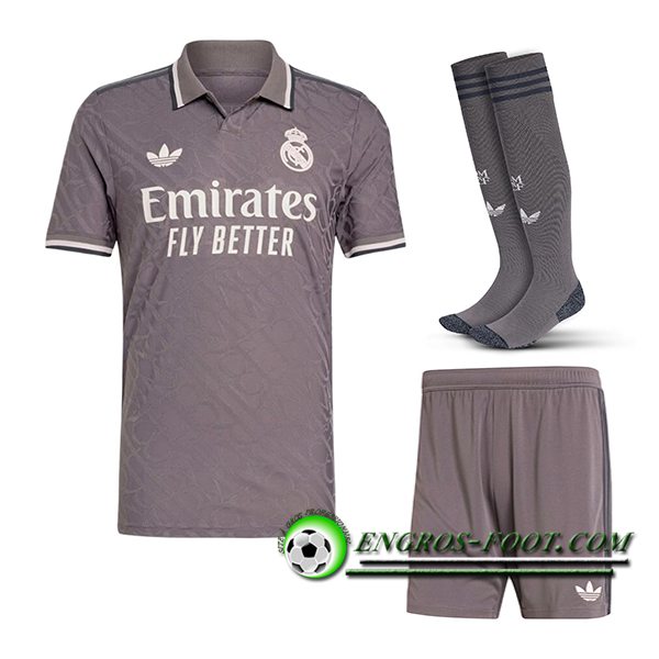 Ensemble Maillot Real Madrid Third (Short + Chaussettes) 2024/2025