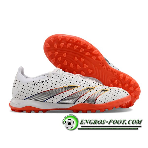 Adidas Scarpe Da Calcio PREDATOR 24 ELITE TF BOOTS Bianco/Grigio/Arancia