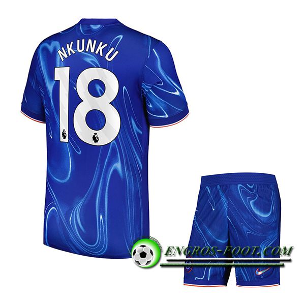 Maglie Calcio Chelsea (NKUNKU #18) Bambino 2024/2025 Prima