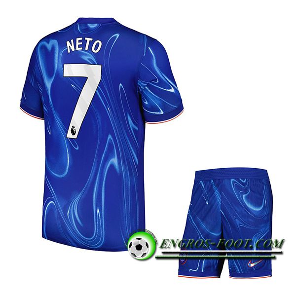 Maglie Calcio Chelsea (NETO #7) Bambino 2024/2025 Prima