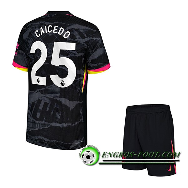 Maglie Calcio Chelsea (CAICEDO #25) Bambino 2024/2025 Terza