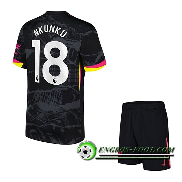 Maglie Calcio Chelsea (NKUNKU #18) Bambino 2024/2025 Terza