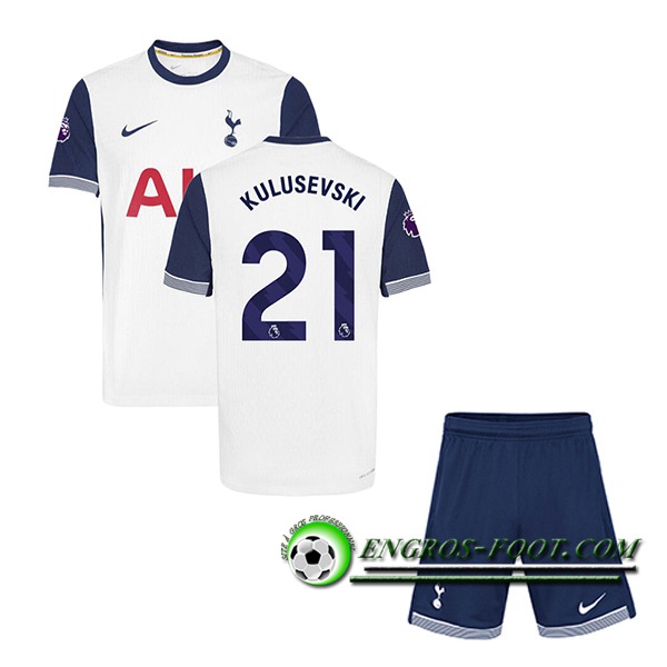 Maglie Calcio Tottenham Hotspur (KULUSEVSKI #21) Bambino 2024/2025 Prima