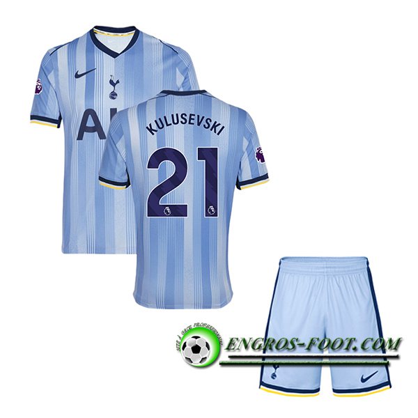 Maglie Calcio Tottenham Hotspur (KULUSEVSKI #21) Bambino 2024/2025 Seconda