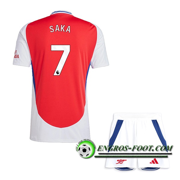 Maglie Calcio Arsenal (SAKA #7) Bambino 2024/2025 Prima