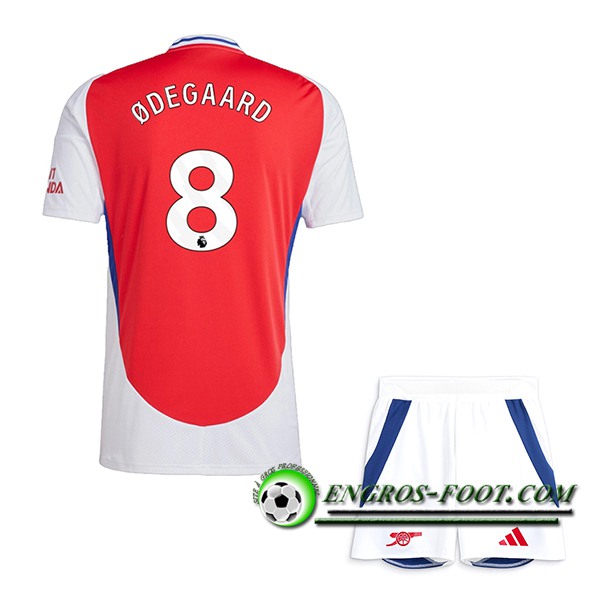 Maglie Calcio Arsenal (ØDEGAARD #8) Bambino 2024/2025 Prima