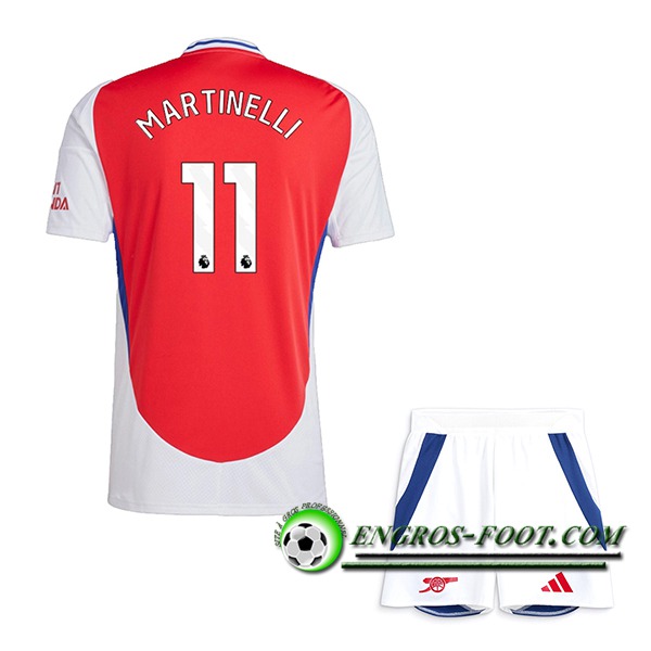 Maglie Calcio Arsenal (MARTINELLI #11) Bambino 2024/2025 Prima