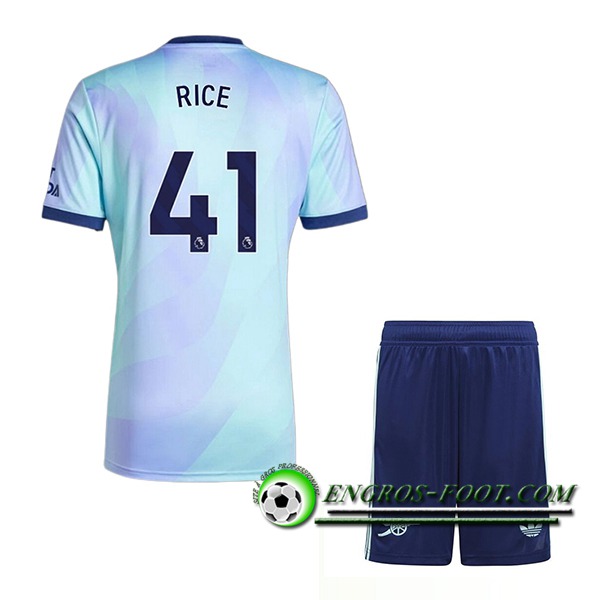 Maglie Calcio Arsenal (RICE #41) Bambino 2024/2025 Terza