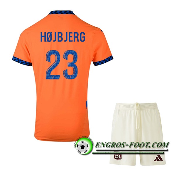 Maglie Calcio Marsiglia (HØJBJERG #23) Bambino 2024/2025 Terza