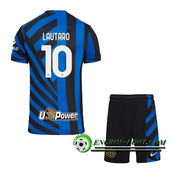 Maglie Calcio Inter Milan (LAUTARO #10) Bambino 2024/2025 Prima