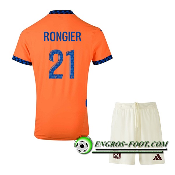 Maglie Calcio Marsiglia (RONGIER #21) Bambino 2024/2025 Terza