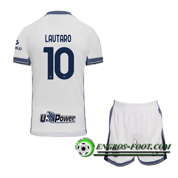 Maglie Calcio Inter Milan (LAUTARO #10) Bambino 2024/2025 Seconda