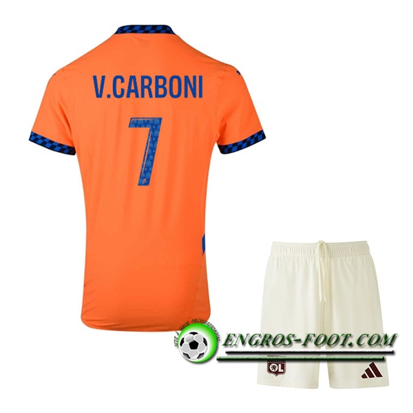 Maglie Calcio Marsiglia (V.CARBONI #7) Bambino 2024/2025 Terza