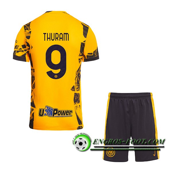 Maglie Calcio Inter Milan (THURAM #9) Bambino 2024/2025 Terza