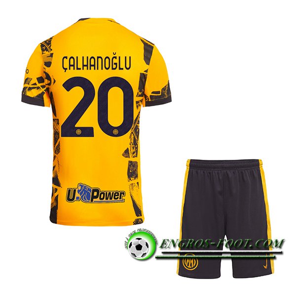 Maglie Calcio Inter Milan (CALHANOGLU #20) Bambino 2024/2025 Terza