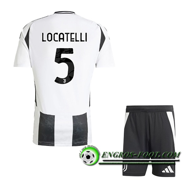 Maglie Calcio Juventus (LOCATELLI #5) Bambino 2024/2025 Prima