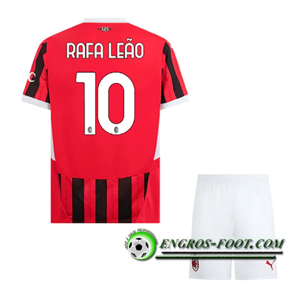 Maglie Calcio AC Milan (RAFAEL LEÃO #10) Bambino 2024/2025 Prima