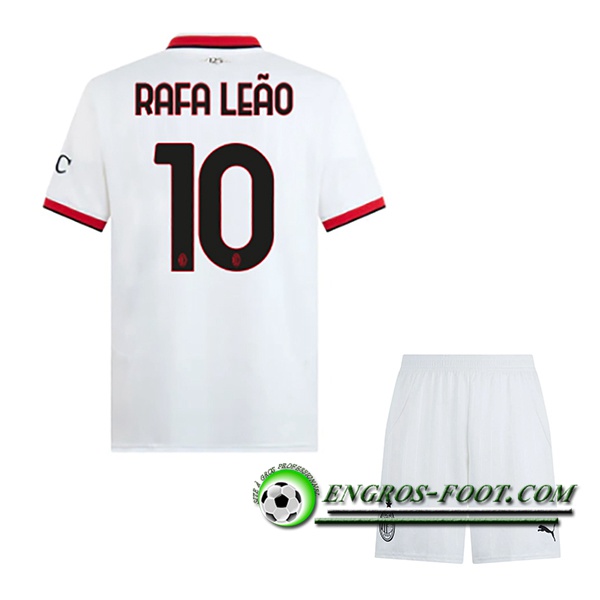 Maglie Calcio AC Milan (RAFAEL LEÃO #10) Bambino 2024/2025 Seconda