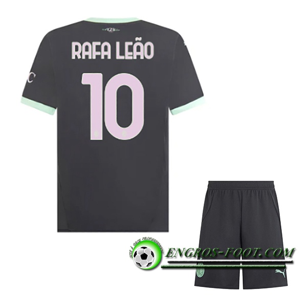 Maglie Calcio AC Milan (RAFAEL LEÃO #10) Bambino 2024/2025 Terza