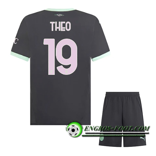 Maglie Calcio AC Milan (THEO #19) Bambino 2024/2025 Terza