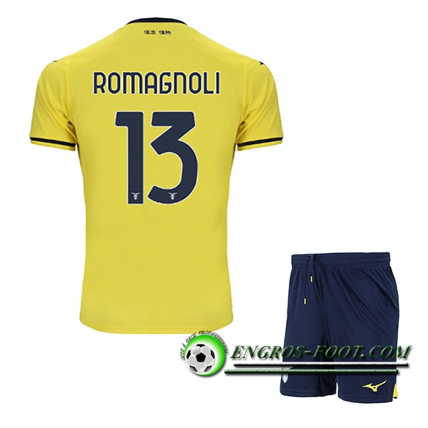 Maglie Calcio SS Lazio (ROMAGNOLI #13) Bambino 2024/2025 Seconda