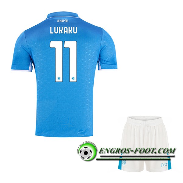 Maglie Calcio SSC Napoli (LUKAKU #11) Bambino 2024/2025 Prima