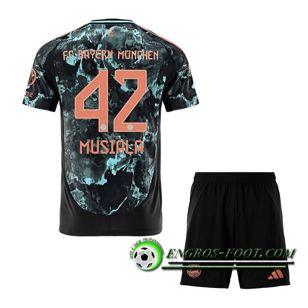 Maglie Calcio Bayern Monaco (MUSIALA #42) Bambino 2024/2025 Seconda