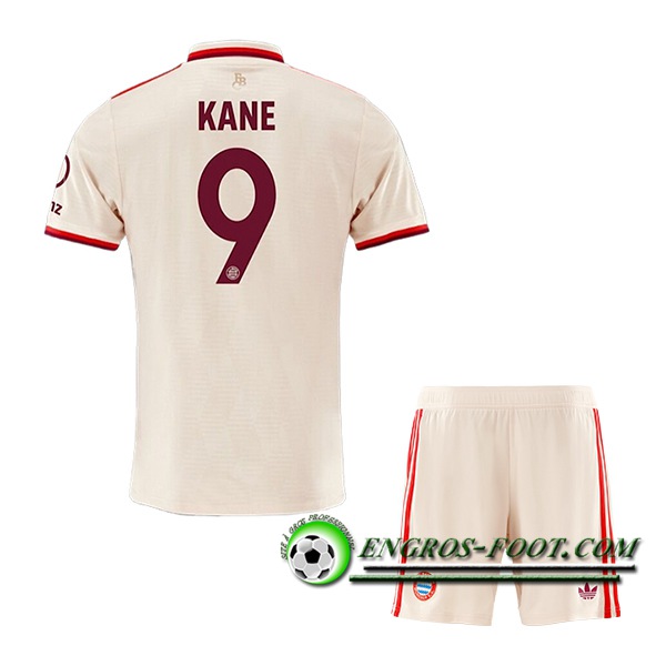 Maglie Calcio Bayern Monaco (KANE #9) Bambino 2024/2025 Champions League