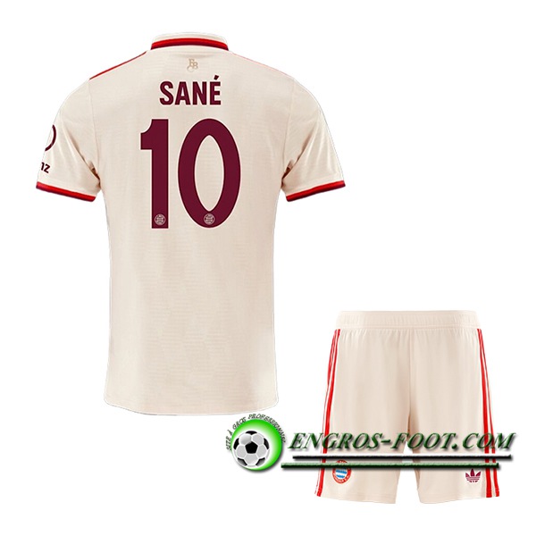 Maglie Calcio Bayern Monaco (SANÉ #10) Bambino 2024/2025 Champions League