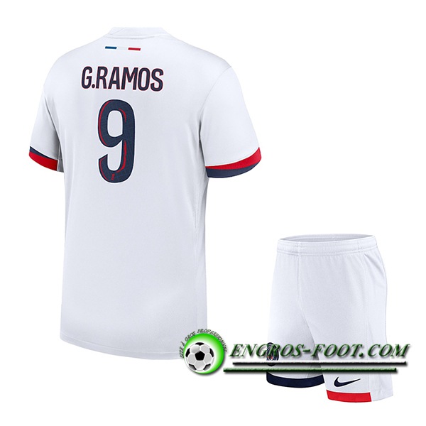 Maglie Calcio PSG (G.RAMOS #9) Bambino 2024/2025 Seconda