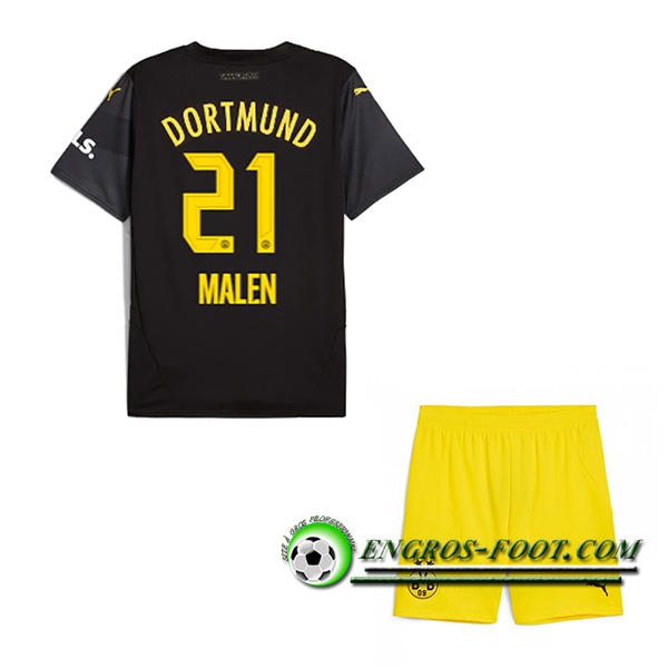 Maglie Calcio Dortmund BVB (MALEN #21) Bambino 2024/2025 Seconda