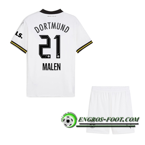 Maglie Calcio Dortmund BVB (MALEN #21) Bambino 2024/2025 Terza